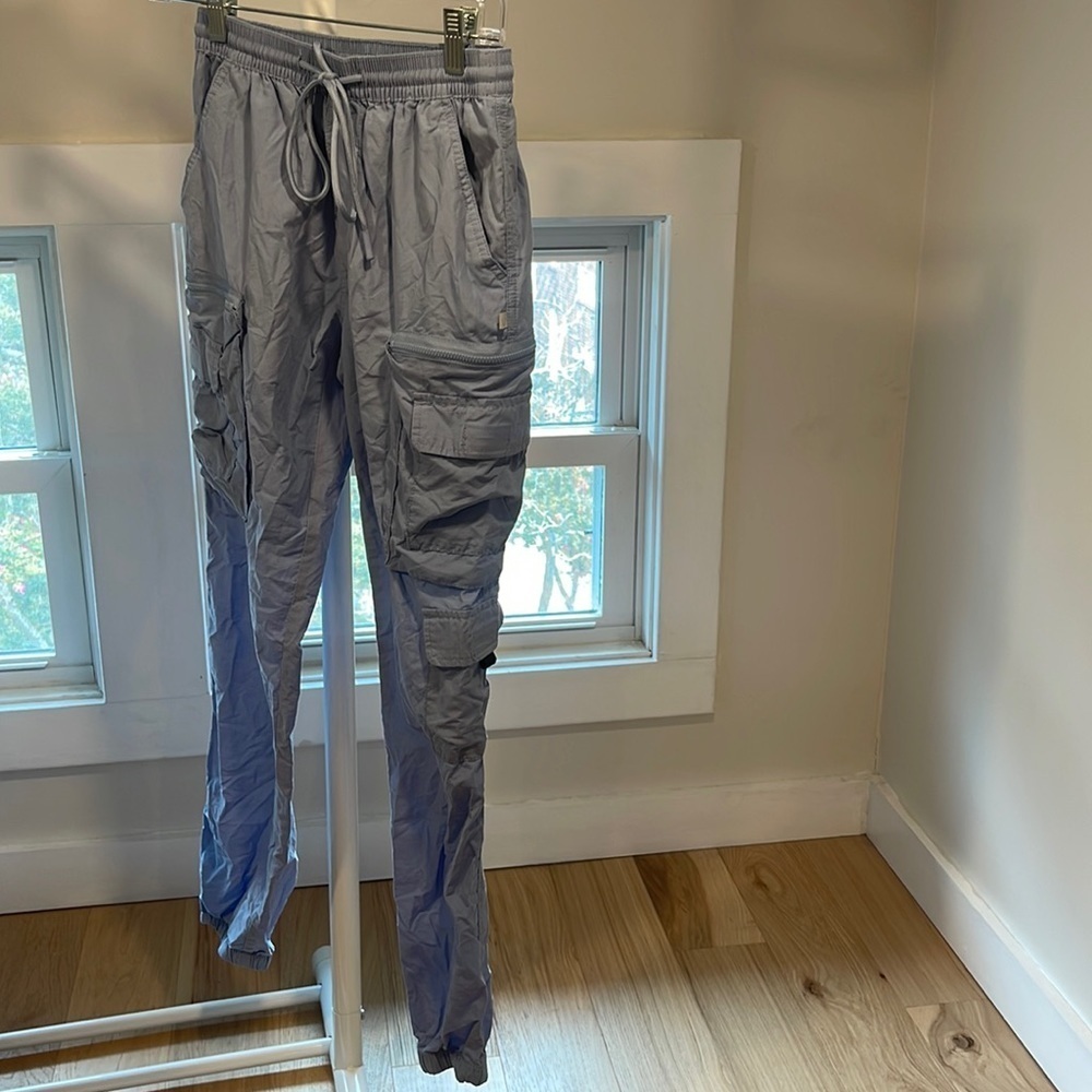Urban outfitters Standard Cloth cargo pants in light blue, XS